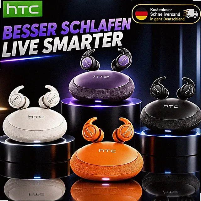 YworlIn NE76 In-Ear Bluetooth Kopfhörer Schwarz/Orange/Weiß