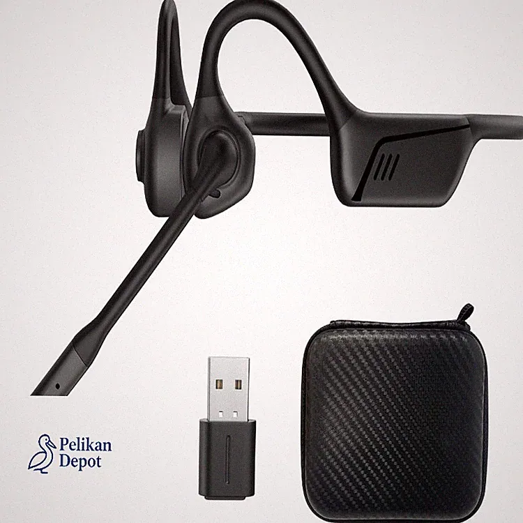 ZIOCOM Kopfhörer mit Luftleitung Open-Ear Bluetooth aptX-LL USB Dongle PS4