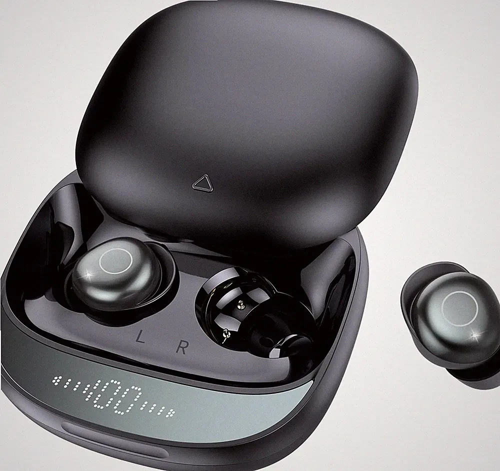 ZOVIMAX kopfhörer für Seitenschläfer Bluetooth 5.4 Schlaf-Earbuds, Schwatz