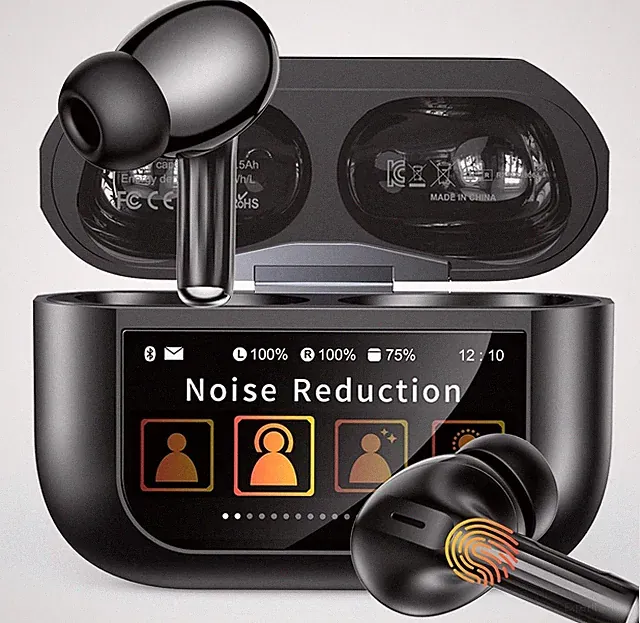 ZZU Kabellose Bluetooth Kopfhörer Slate mit Smart Touchscreen, ANC, 48 Std.